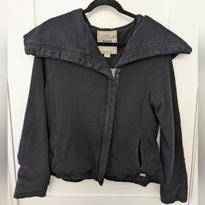 Vintage Roots Full Zip Cowl Neck Heavy Sweater Size Large